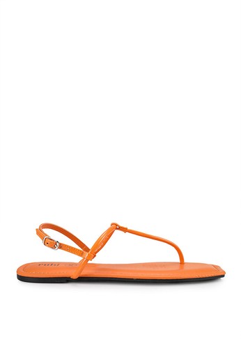 Rubi orange Carmen T-Bar Sandals 0068FSH750CDDEGS_1