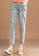A-IN GIRLS blue Elastic Waist Ripped Jeans FBA73AA9A1B24AGS_3
