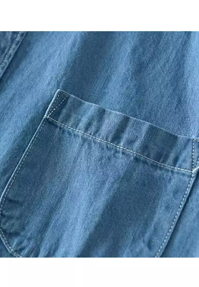 Men's Casual Denim Shirts MS18021