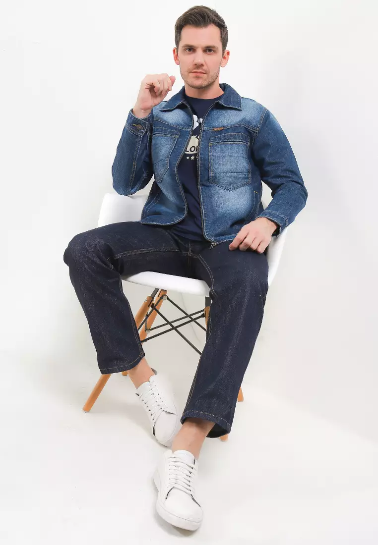 Cotton Denim Jacket MJF185