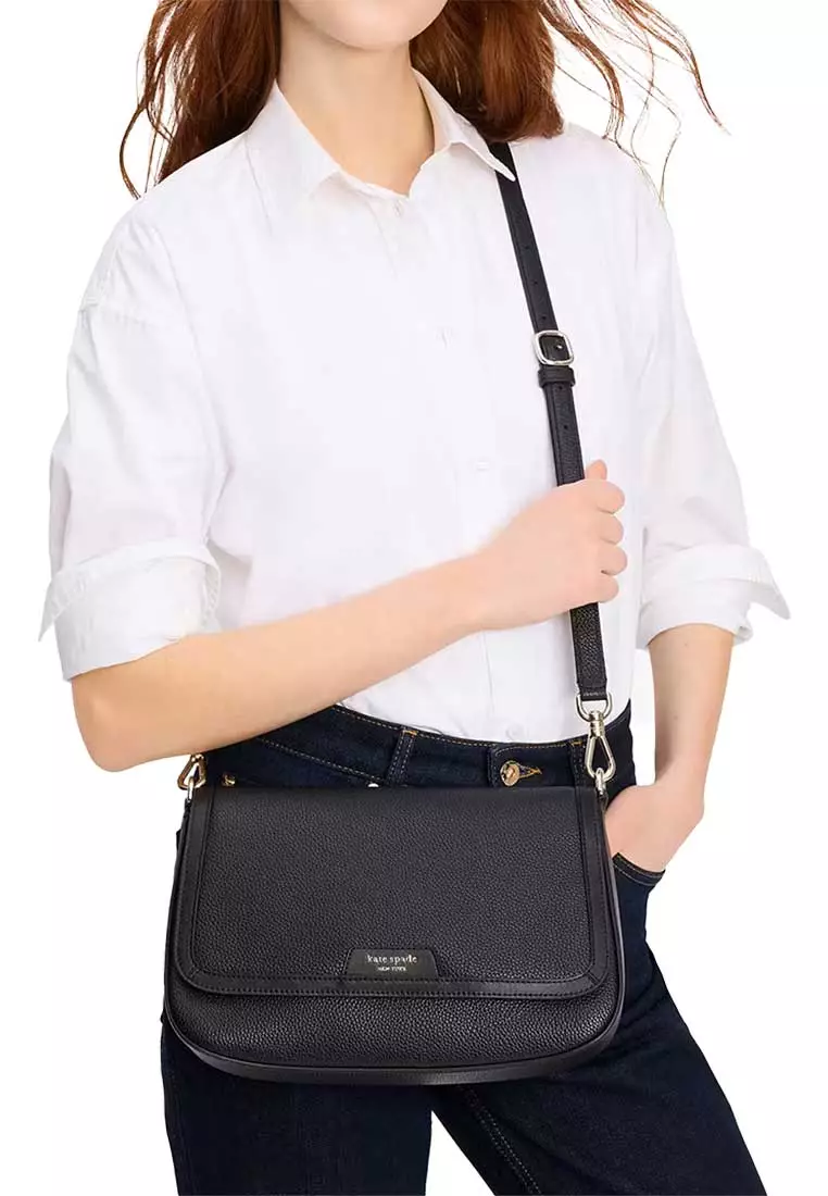 Hudson Convertible Shoulder Bag Black KF860