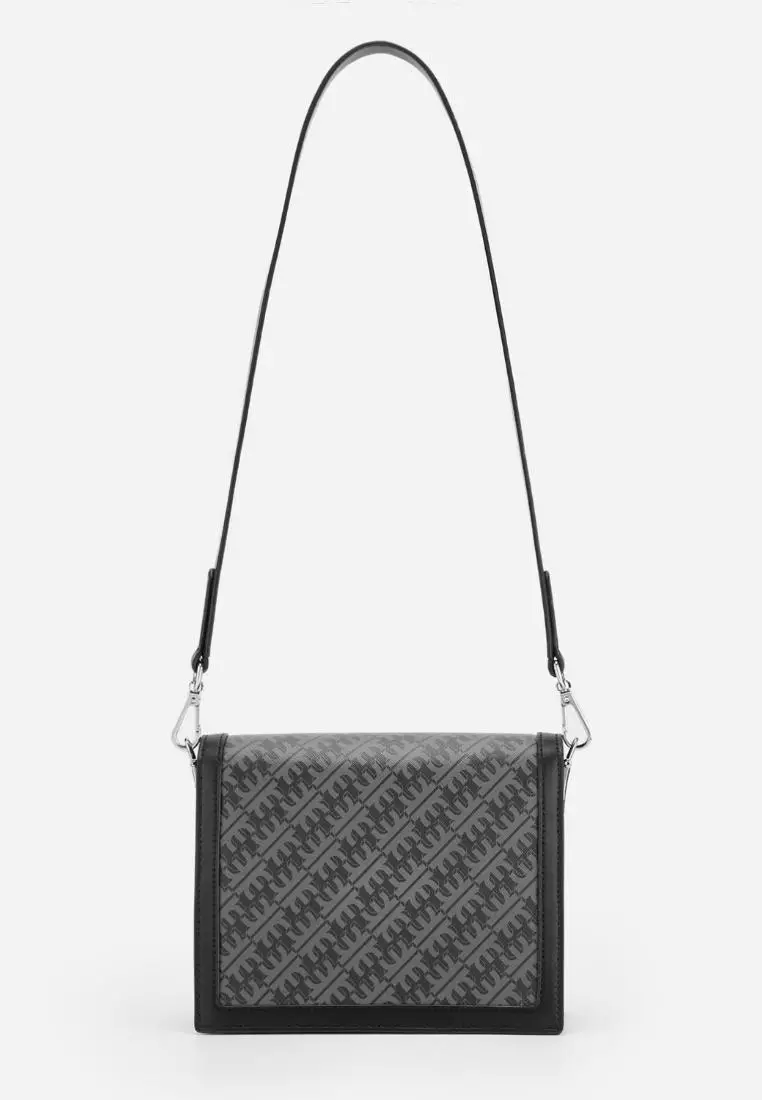 JW Pei Fei Mini Flap Bag Iron Black