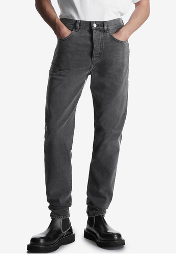 COS grey Regular-Fit Tapered-Leg Jeans 29C03AAEB50599GS_1
