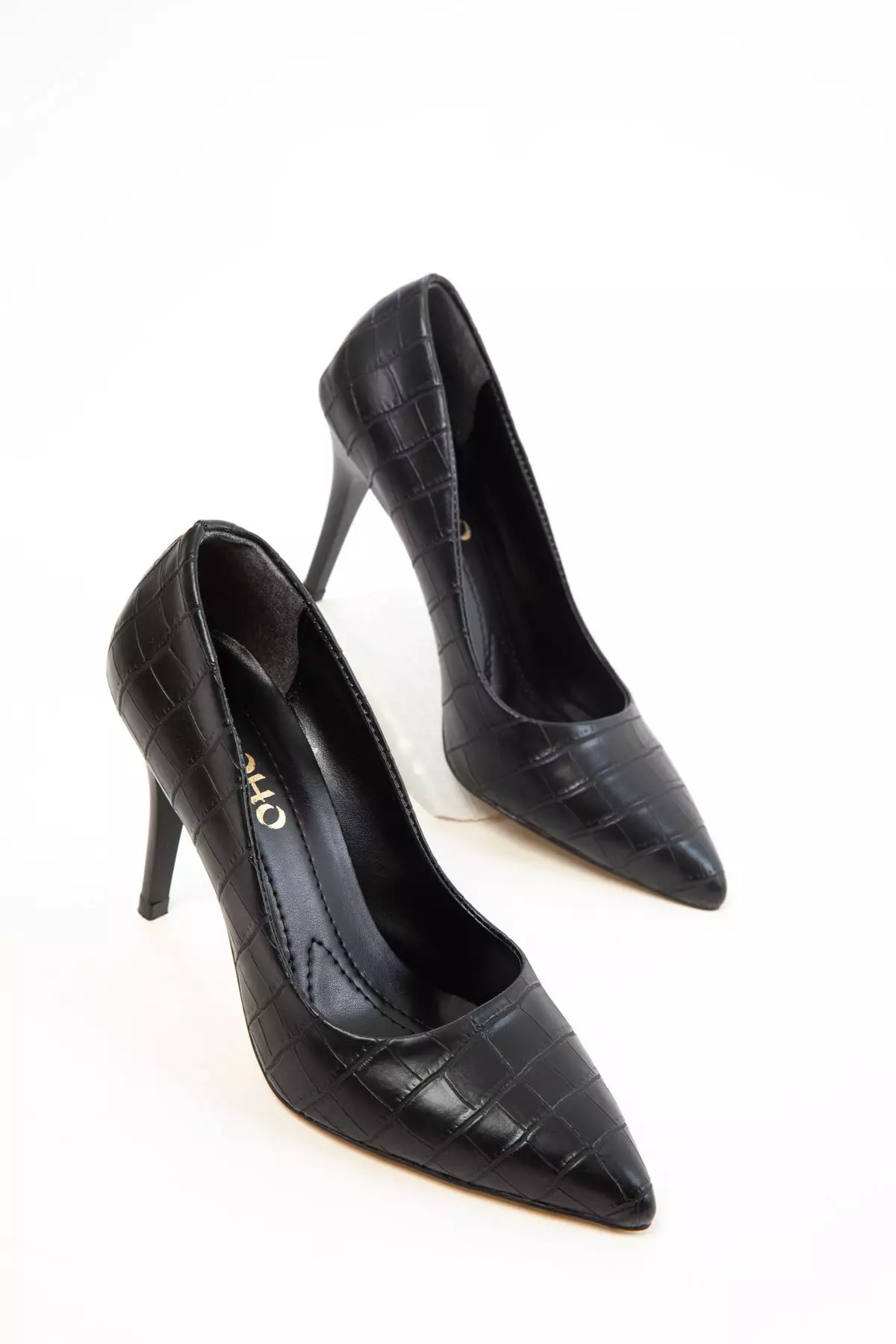 Black Krako Women'S Classic Heeled Shoes 19550