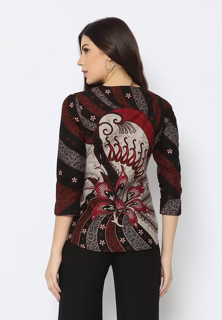 BLOUSE AKSA BATIK BUNGA BHUMI