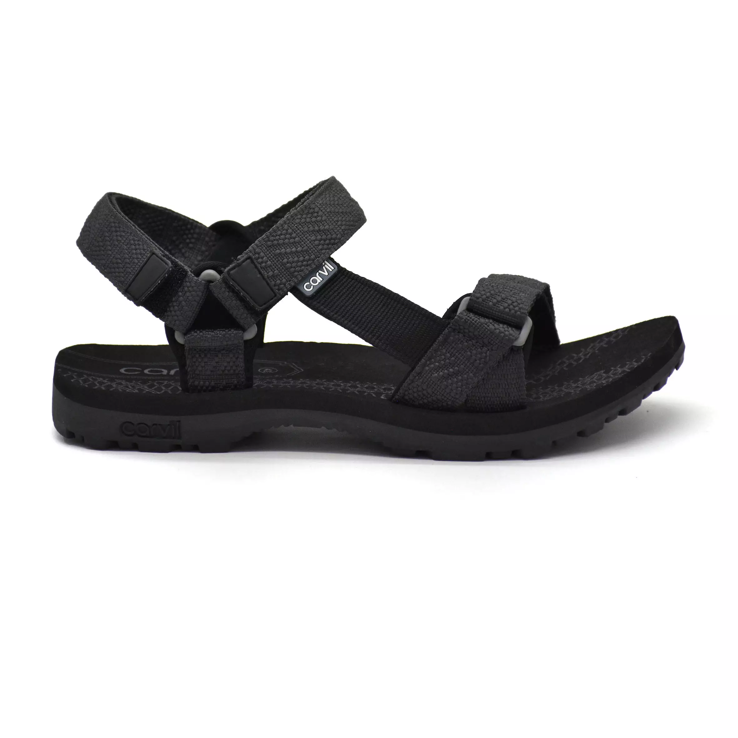 Carvil Sandal Gunung Pria Mandala-GM Dark Grey/Black