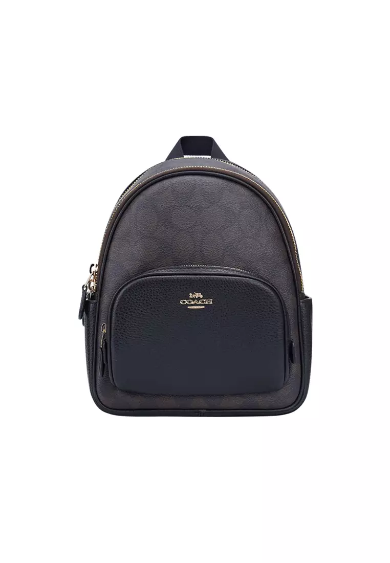 White coach mini on sale backpack