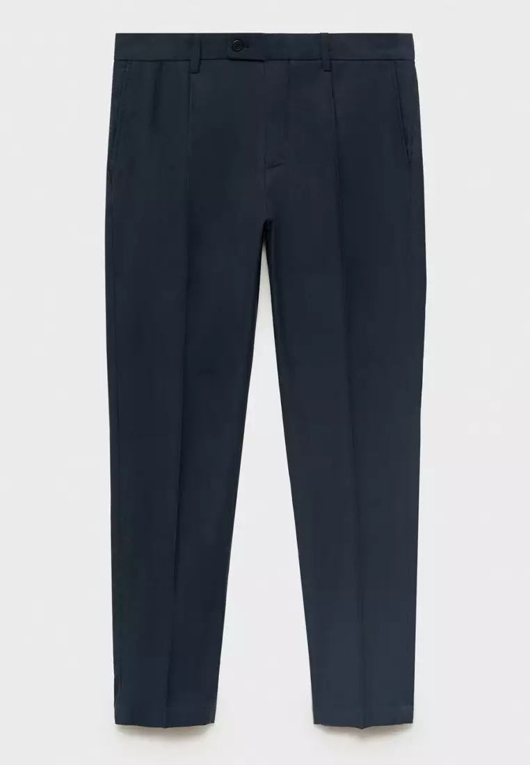 Tapered Crop Trousers