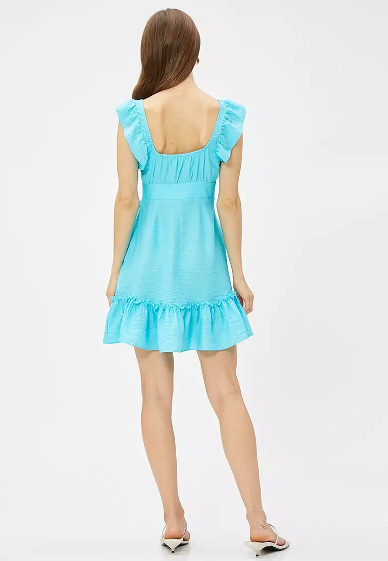 Frilled Mini Dress