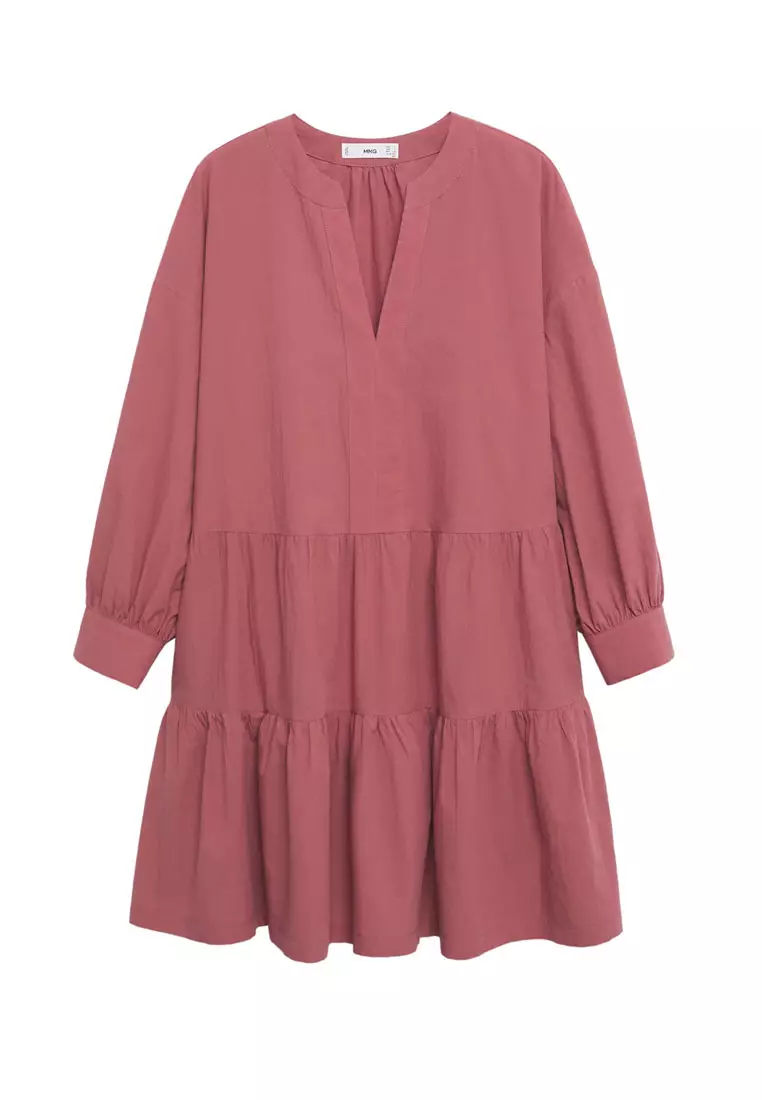 Buy Mango Short Ruffled Dress 2025 Online ZALORA Philippines