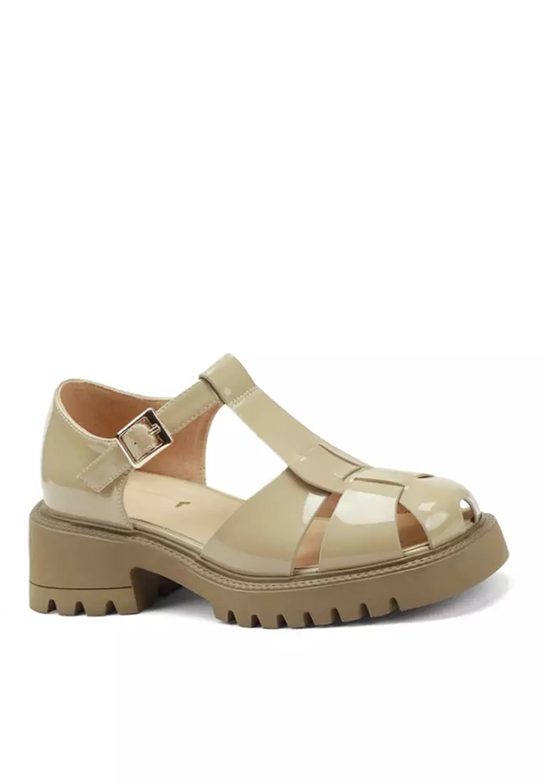 Discount on Twenty Eight Shoes  shoes - SKU: VANSA Trendy Woven Cutout Platform Sandals VSW-S8540