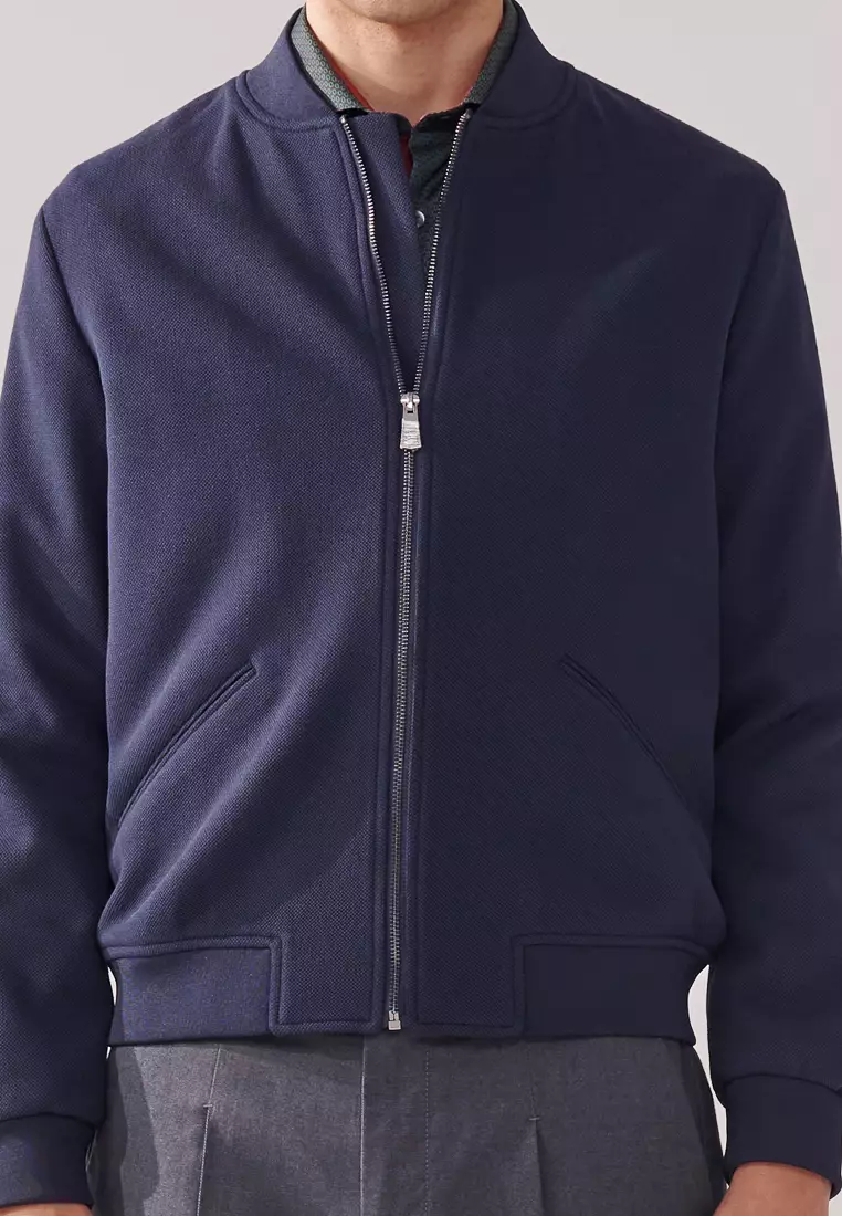 Midnight Night Blue Baseball Jacket