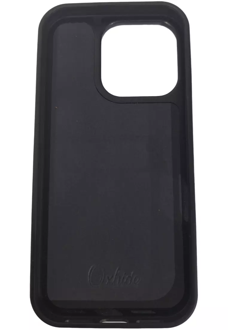iPhone Leather Case -iPhone 16 Cover-BLACK