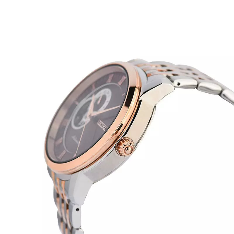 Jam Tangan Pria Seiko Presage SSA274J1 Brown Dial Two-Tone Stainless Steel Strap