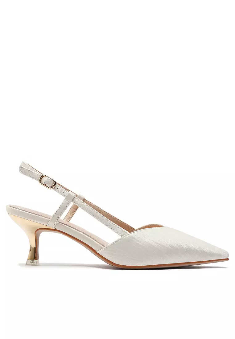 Discount on Twenty Eight Shoes  shoes - SKU: 6.5cm Slingback Mid Heel 052-3