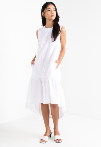 Buy ck Calvin Klein Cotton Poplin Dress 2023 Online | ZALORA Singapore