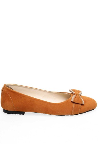 Jual Evernoon Alviani Flatshoes Motif Polos Desain Pita Sepatu Wanita Khaki Original Zalora Indonesia