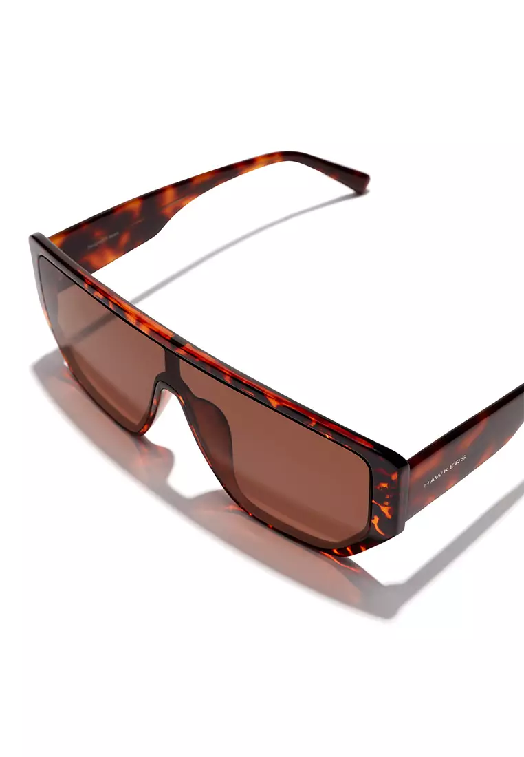 HAWKERS Carey Brown Eco Metro Sunglasses For Men And Women, Unisex. Official Product Designed In Spain