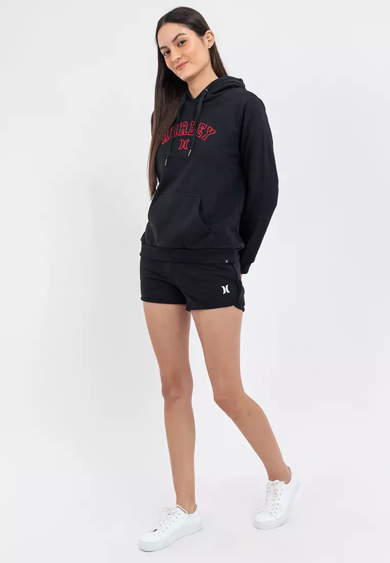 Ladies Brand Logo Shorts Black