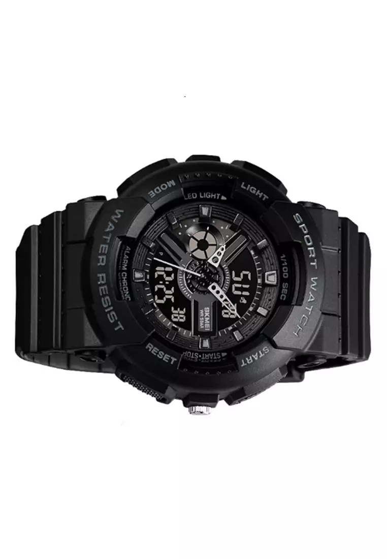 Jam Tangan Analog Digital Pria Waterproof Many Function Strap Tali Material Silicone TR13 ORIGINAL