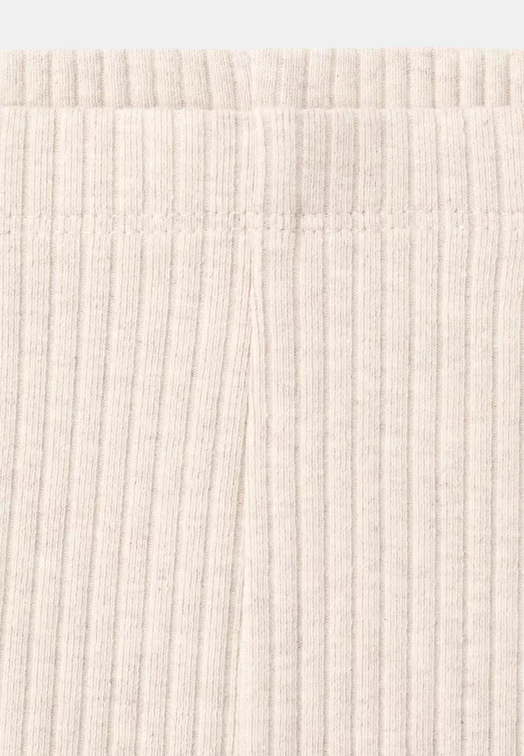 Cotton Ribbed Leggings