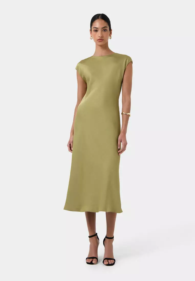 Dulce Satin Midi Dress