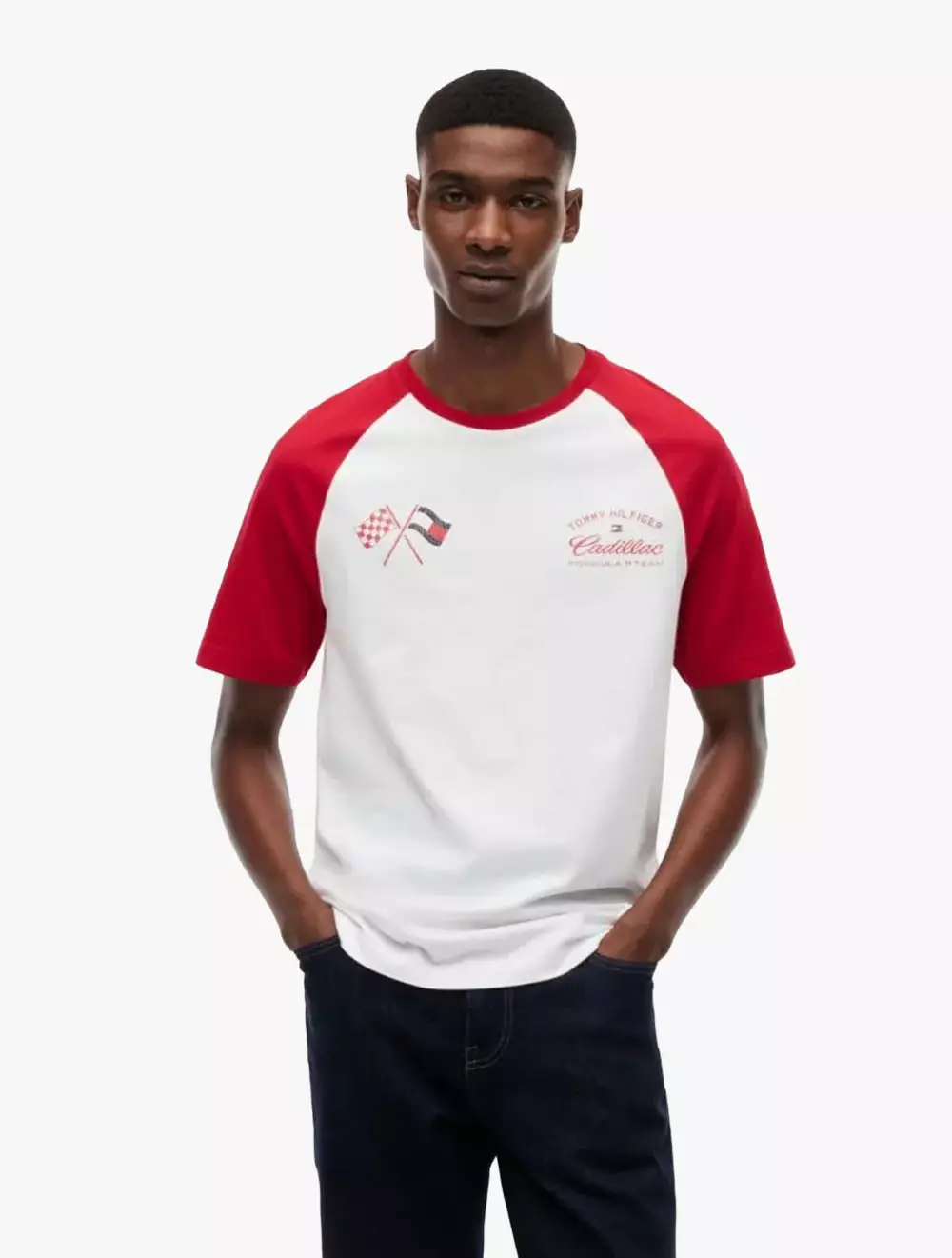 Tommy Hilfiger - TH x Cadillac Formula 1® Team Back Graphic Raglan T- Shirt
