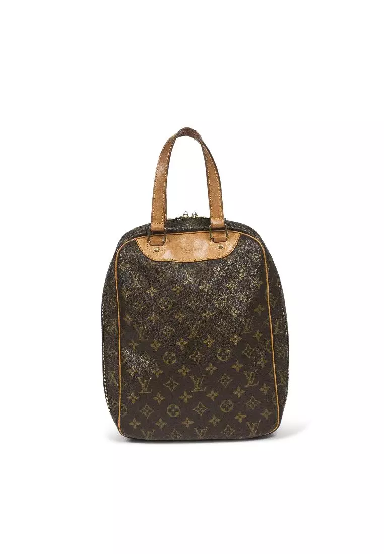 Buy Louis Vuitton Pre-loved LOUIS VUITTON pochette Kure bicolor monogram  Empreinte coin purse leather black beige with key ring Online