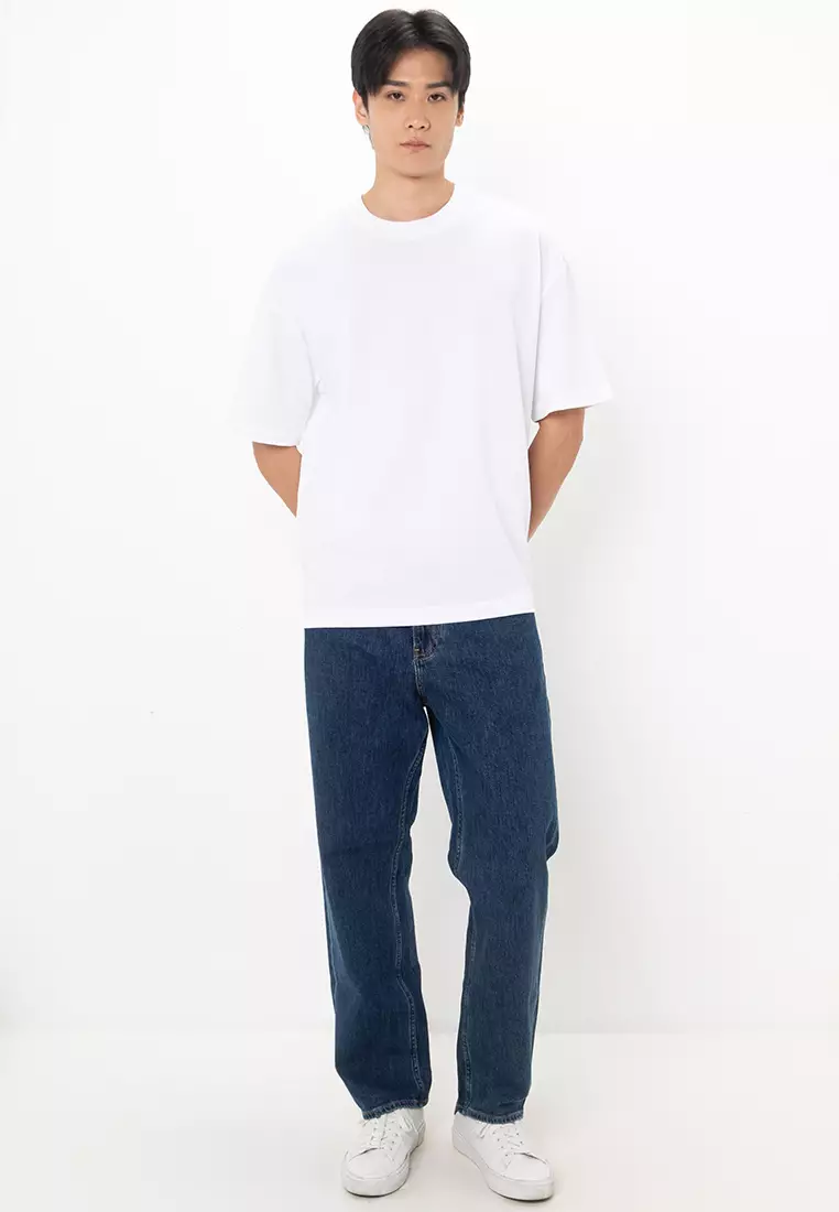 Oversized Embossed Monogram Tee - Calvin Klein Jeans