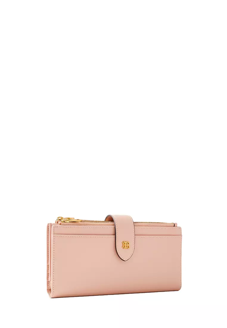 BONIA Medium Beige Cindy Flip Wallet ZALORA
