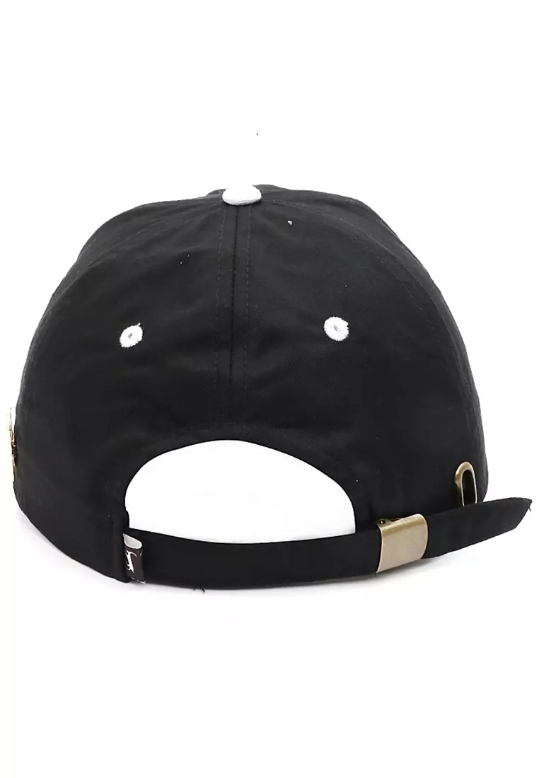 Drsh Topi Baseball Unisex Casual Resizable Strap Comfortable Material Drill ORIGINAL  - Black