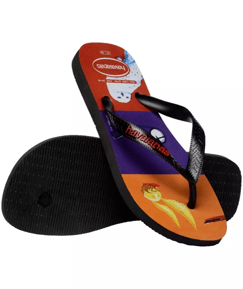 [ONLINE EXCLUSIVE] Havaianas 1069 - Harry Potter Black/Black - Sandal Pria