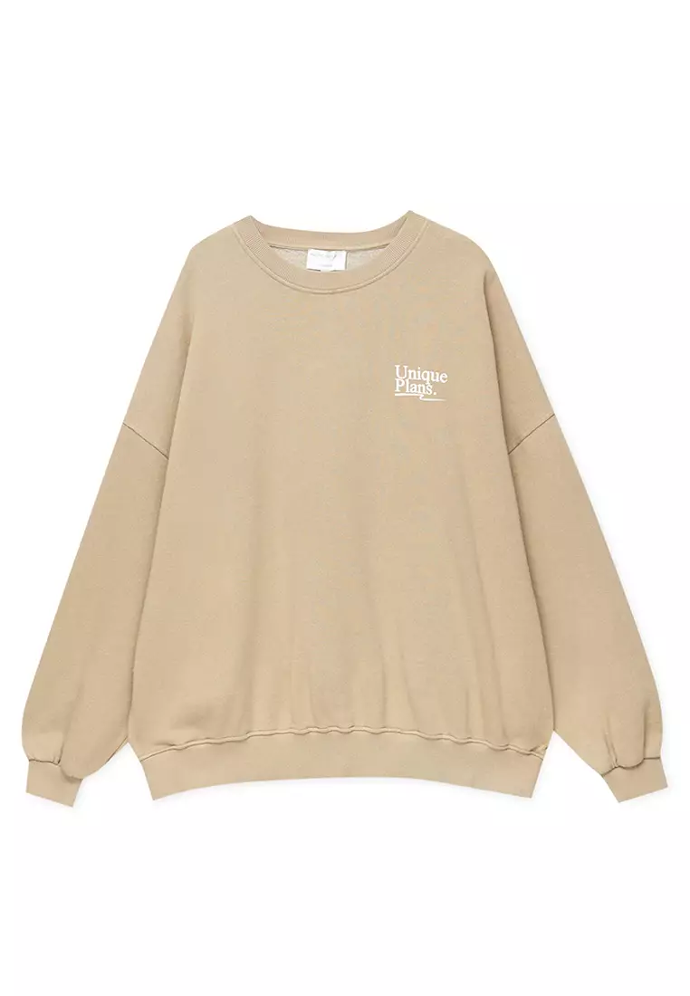 Pull Bear Slogan Printed Sweatshirt 2025 Buy Pull Bear