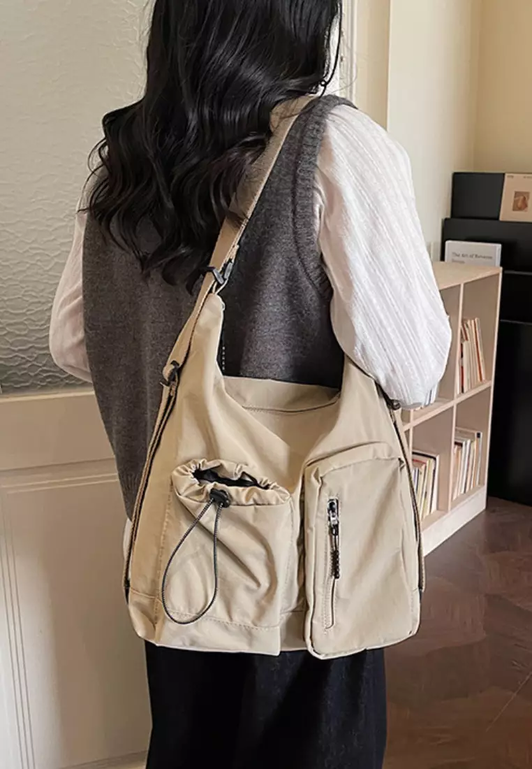 Waterproof Multi-Pocket Tote Crossbody Bag CA26042870BE