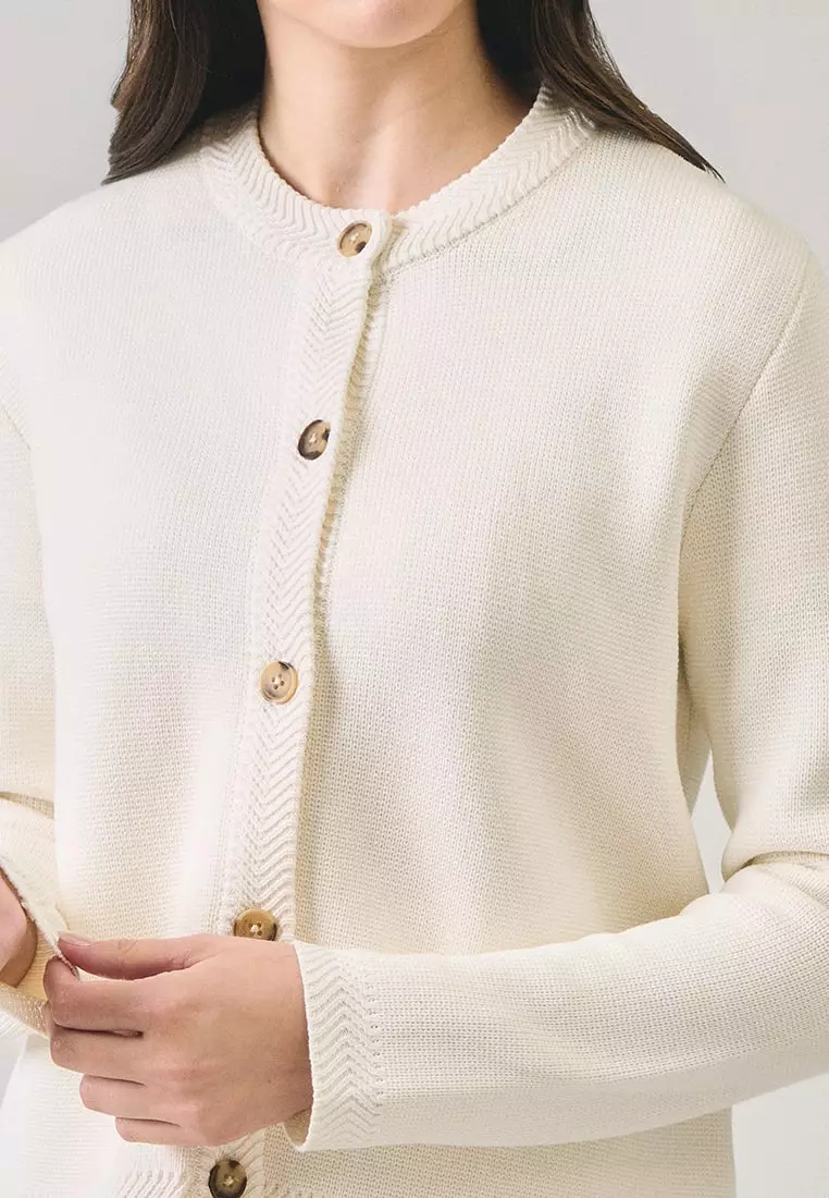 Button Down Knit Cardigan