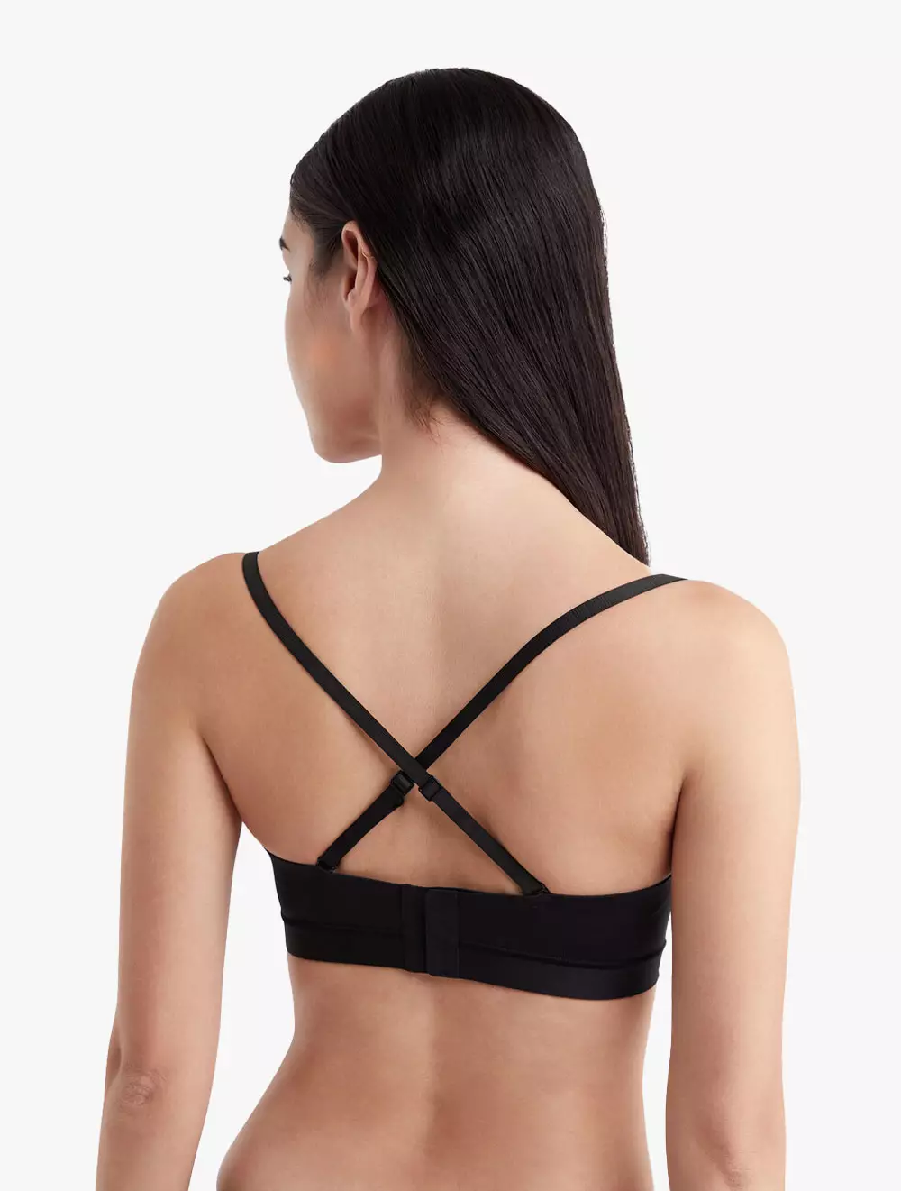 CALVIN KLEIN UNDERWEAR - INVISIBLES PUSH UP STRAPLESS BRA - Black - black