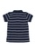 Mini Moley navy Striped Polo T-Shirt 4D041KA0CA2539GS_2