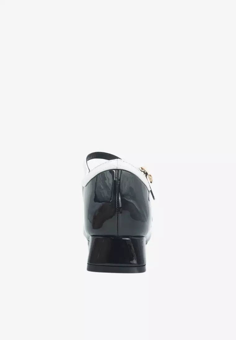 Dr. Cardin Women Luxe Mary Jane Low Block Heel L-RAK-9270