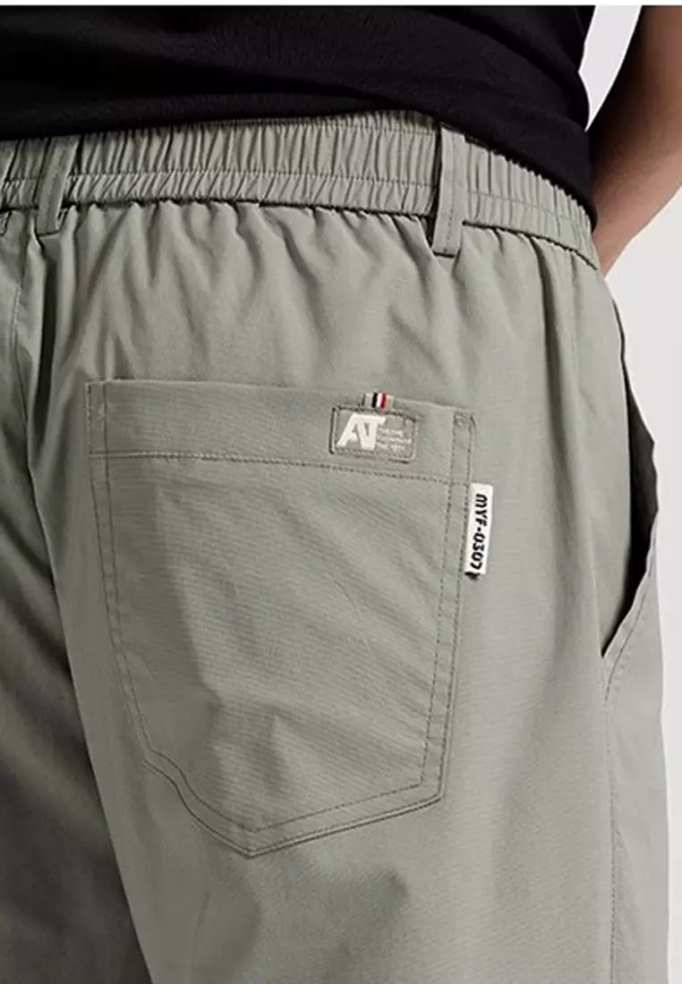 Elasticated Waist Slim Pants