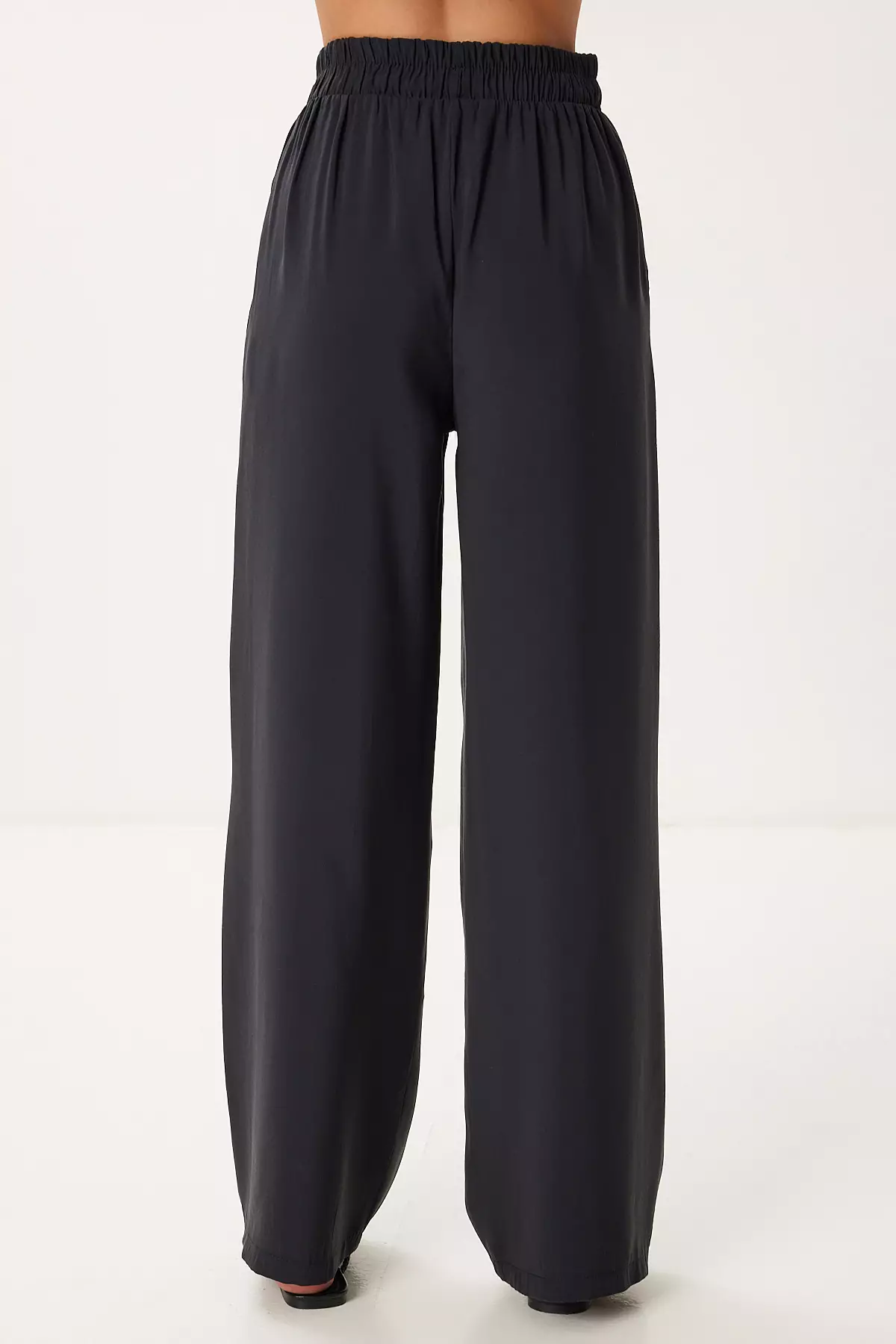 Women's Black Modal Shirt Pants Suit Bv00158