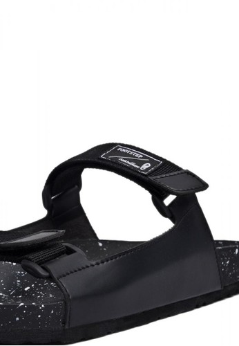 Jual Footstep footwear Billy Black Sandal  Pria  Original 