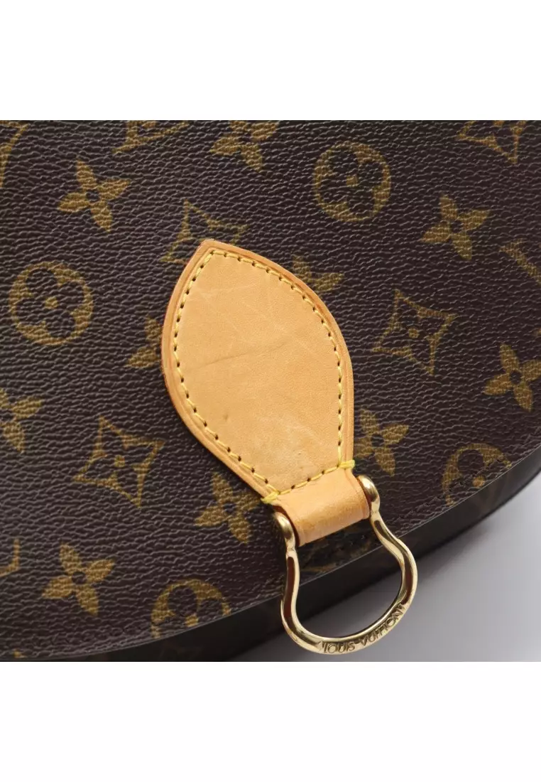 Pre-Loved Louis Vuitton Sun Crew GM monogram Shoulder bag PVC leather Brown