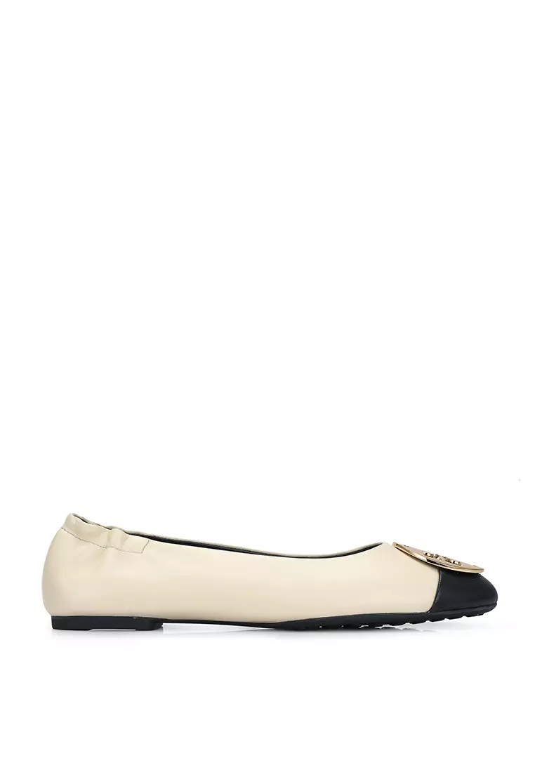Claire Cap-Toe Ballerina Flats (nt)