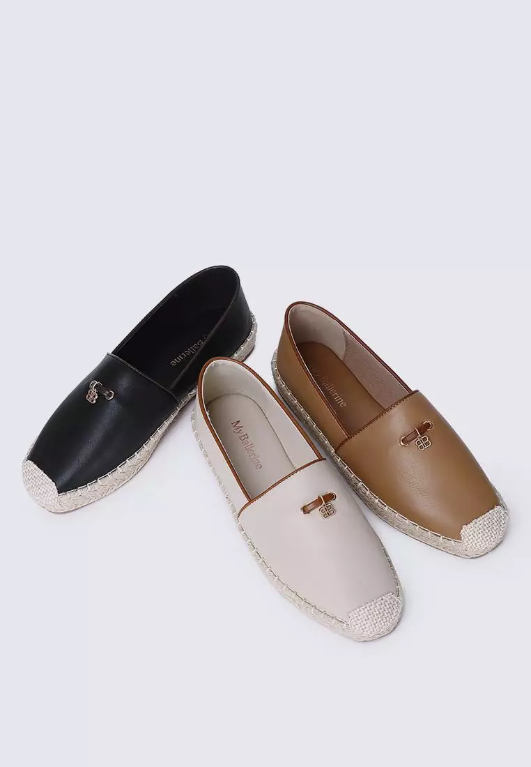 My Ballerine Roberta Comfy Espadrilles In Brown