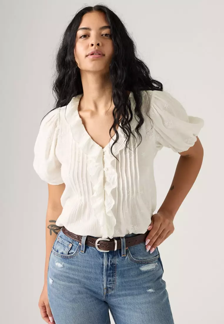 Buy Levi's Levi's® Women's Giselle Ruffle Blouse 0049Z-0000