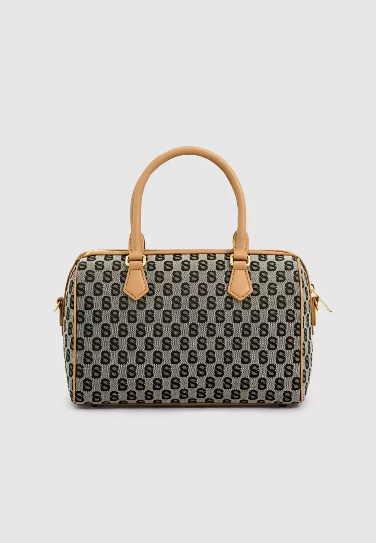 Monogram Handbag - Brown