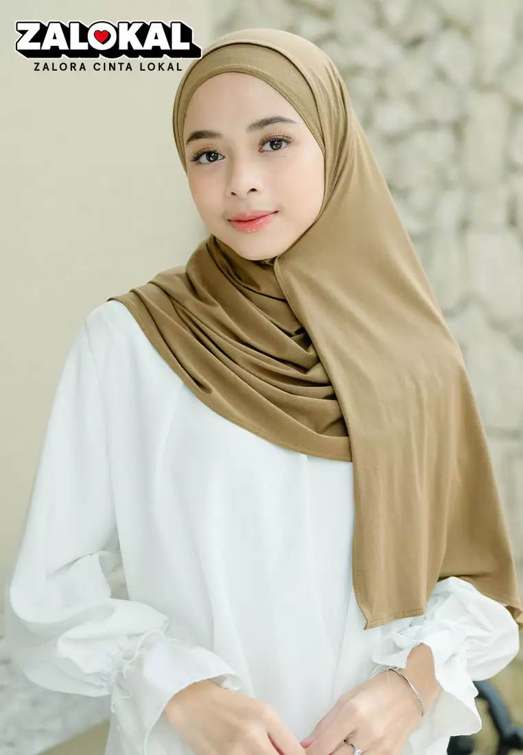 Tana Shawl Olive Sheen