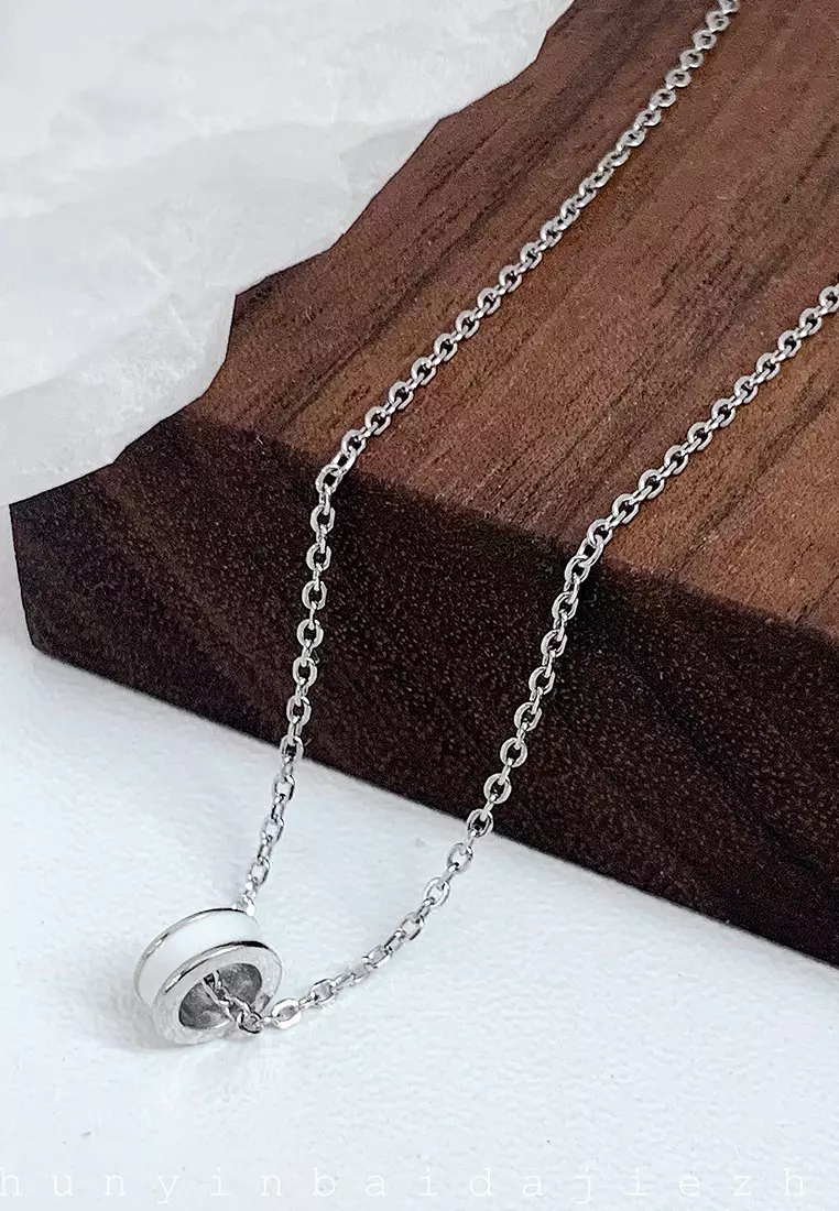 Buy LYCKA LDR9225 S925 Silver Colour Ring Necklace 2024 Online