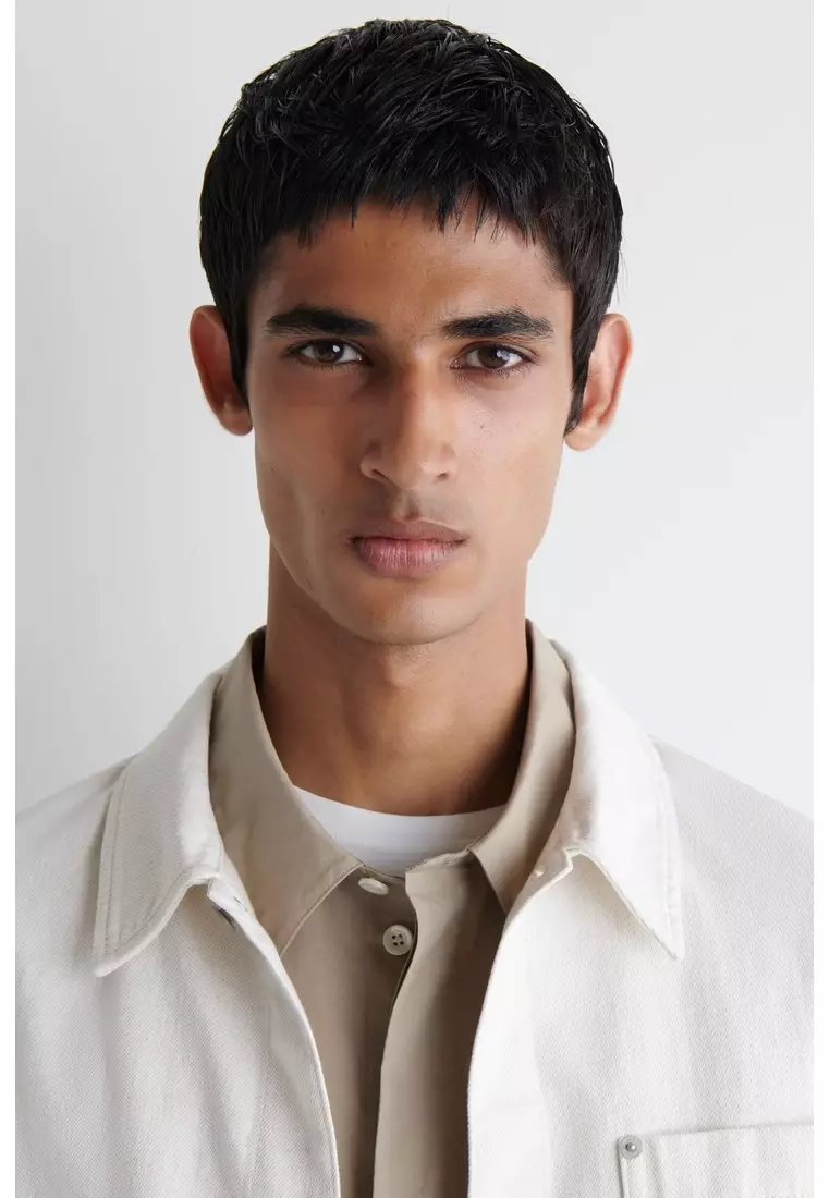 POPOVER COTTON-POPLIN SHIRT