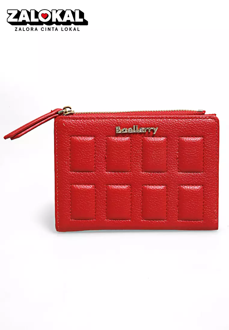 Dompet Wanita Model Pendek Women's Wallet Many Slot Material Leather ORIGINAL